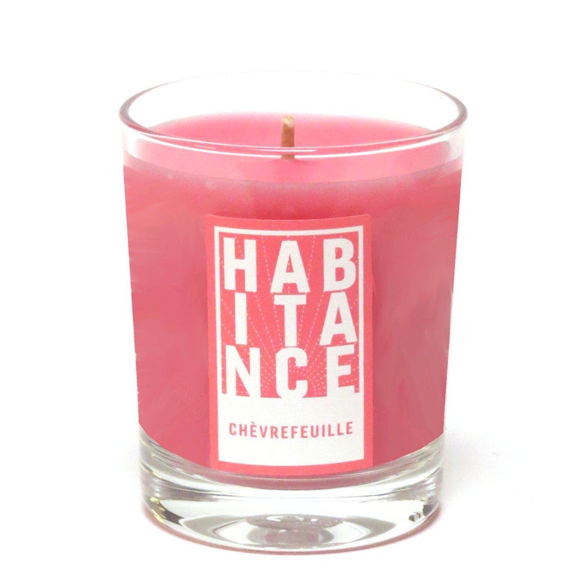 Bougie parfumée habitance chevrefeuille