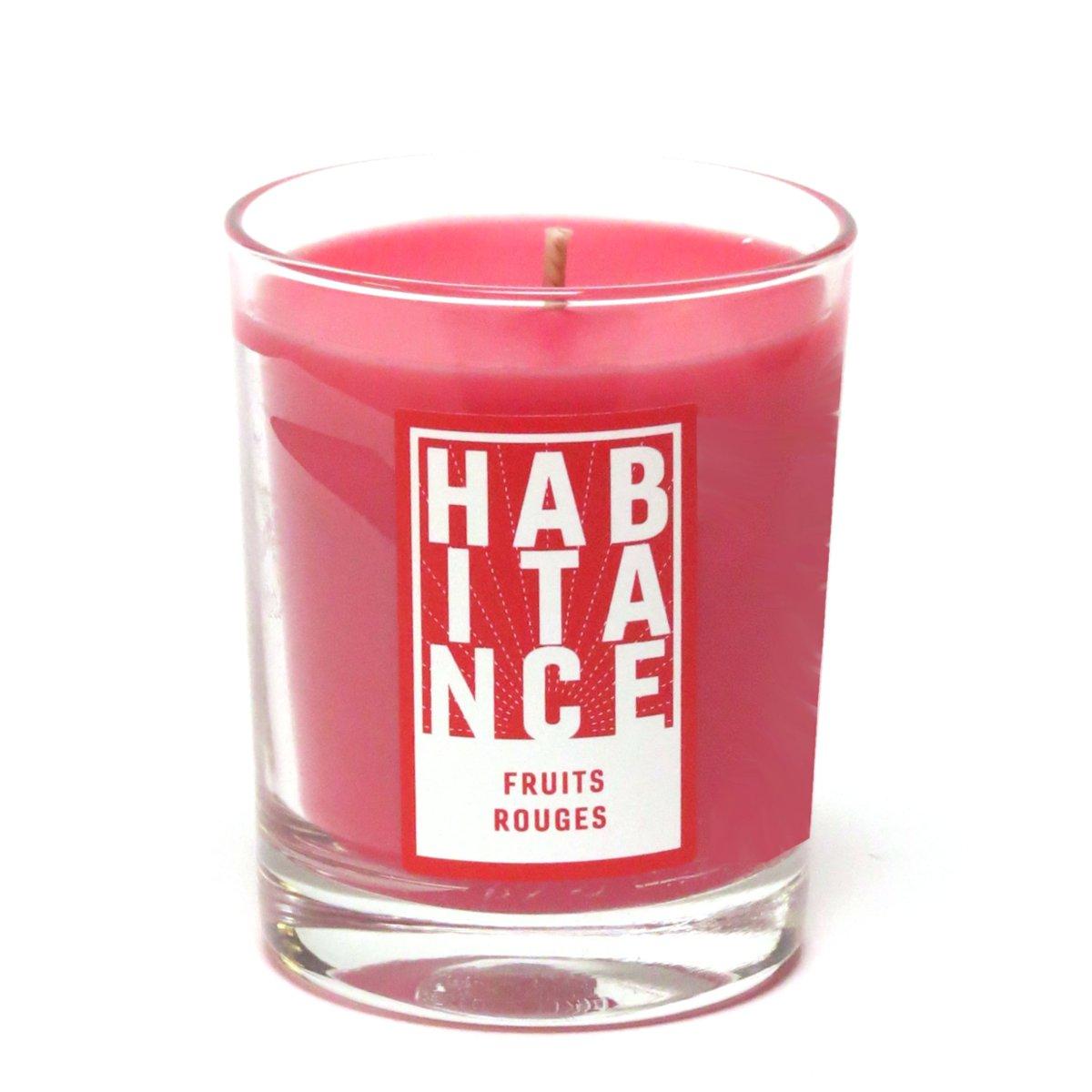 Bougie parfum fruits rouges