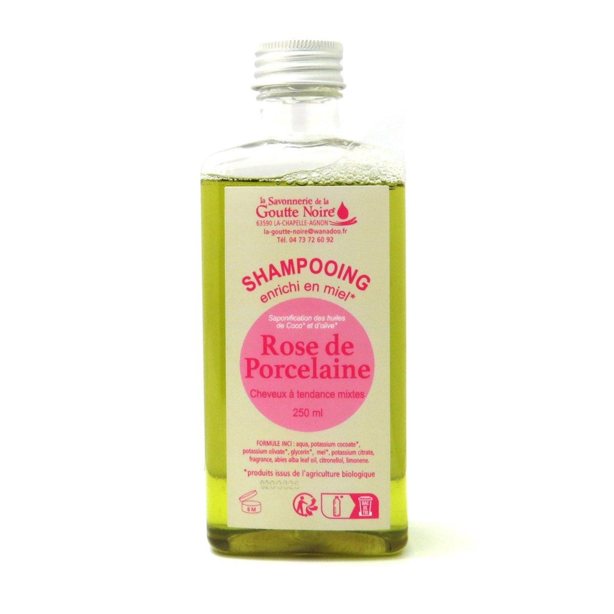 Shampooing liquide rose de porcelaine
