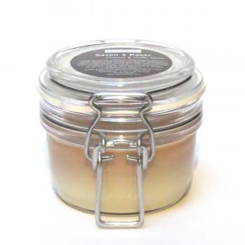 Savon pour rasage en pot de verre