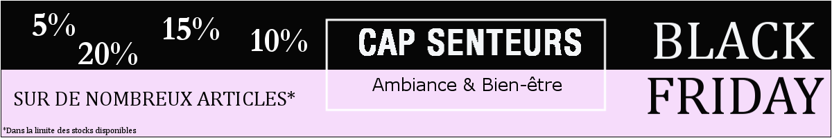Black Friday, Promotions sur savons, bougies parfumées et autres produits senteurs